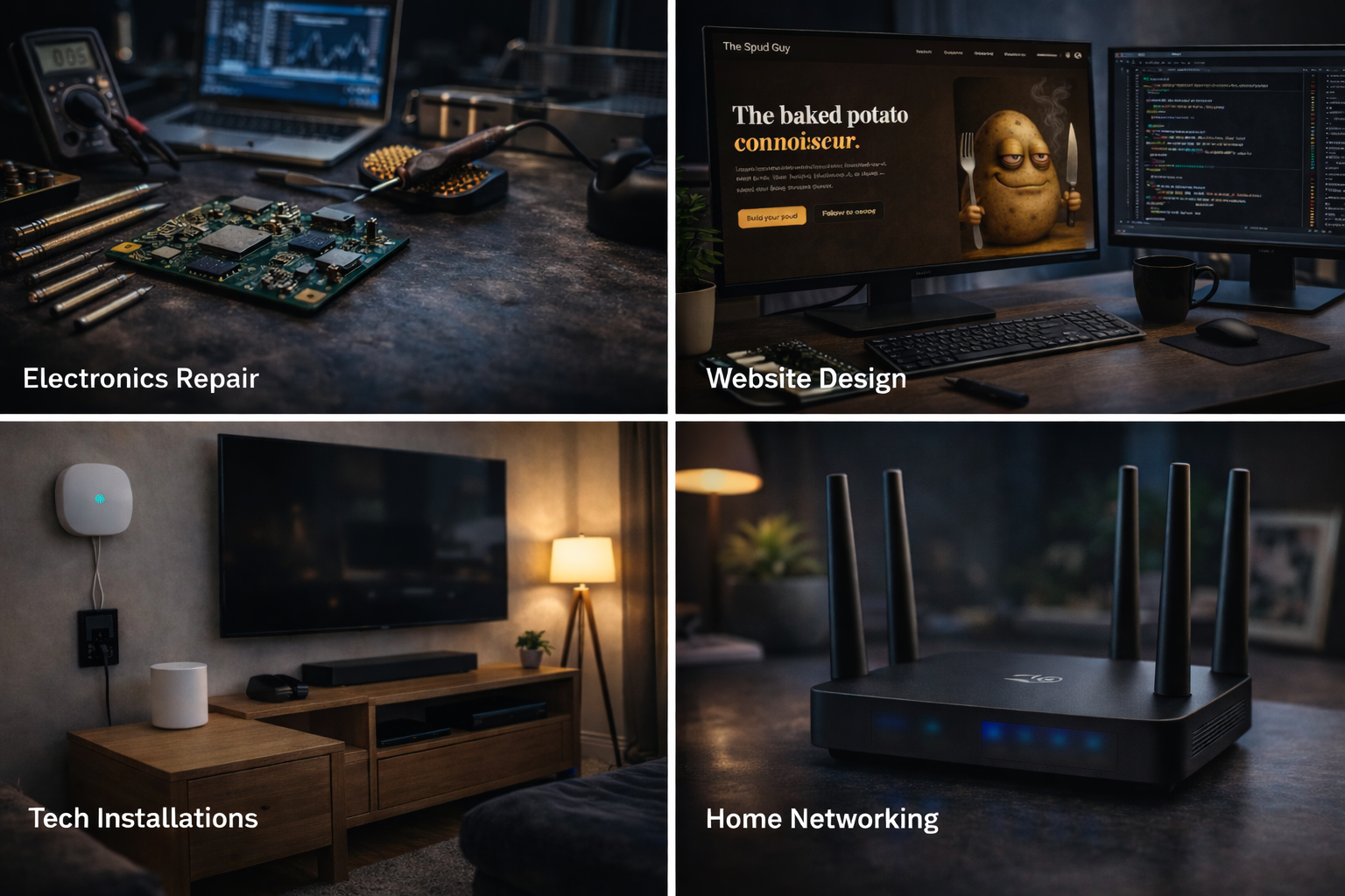 Electronics repair workbench